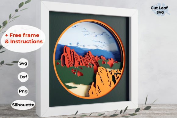 Creating Depth and Dimension with the 3d Roxborough Mountains Shadow Box