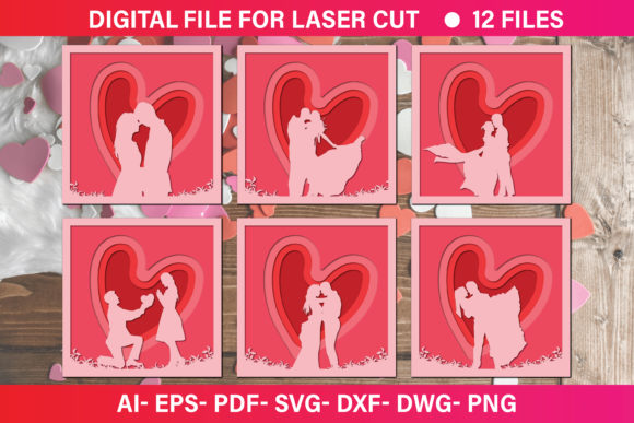 Elevating Romantic Design: The Strategic Value of 3D Valentine Paper Cut SVG Files in Professional Workflows