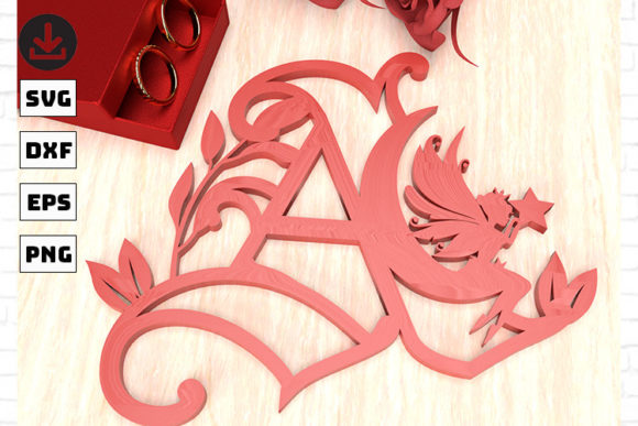 LETTER a 3D with FAIRY