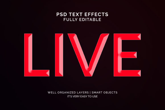 Text Effect - Live 3d Style Text Effect