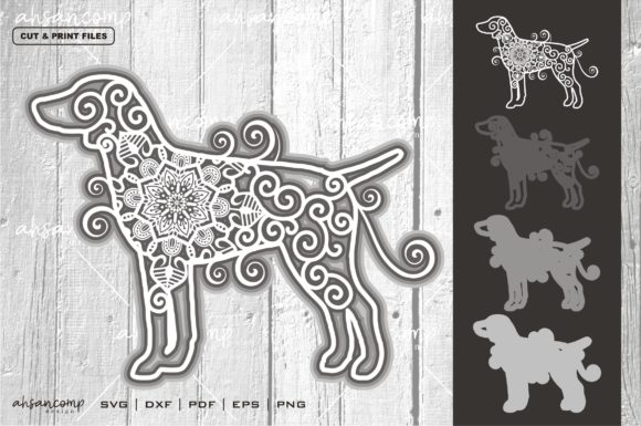 The Art of Layered Design: Unlocking the Potential of the Dog Mandala Vector 4 SVG Collection