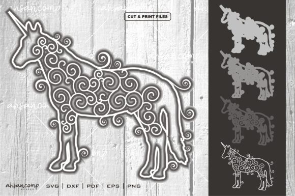 Unicorn Mandala Vector 3D Layered 9: A Comprehensive Guide to Digital Design Assets
