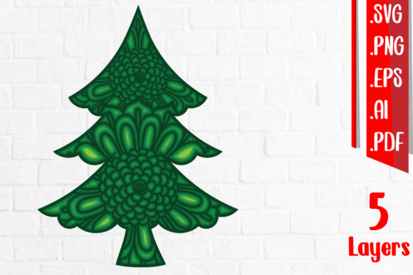 Unveiling the Depth: How Christmas Tree 3D Layered Cut Files Transform Holiday Decor